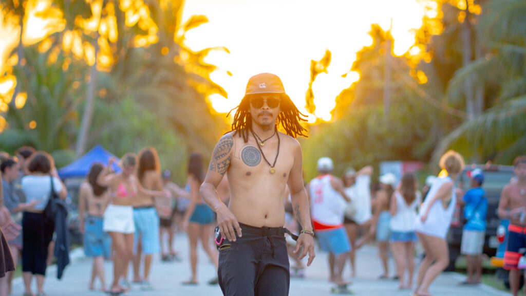 The Tropical Sunset in Siargao